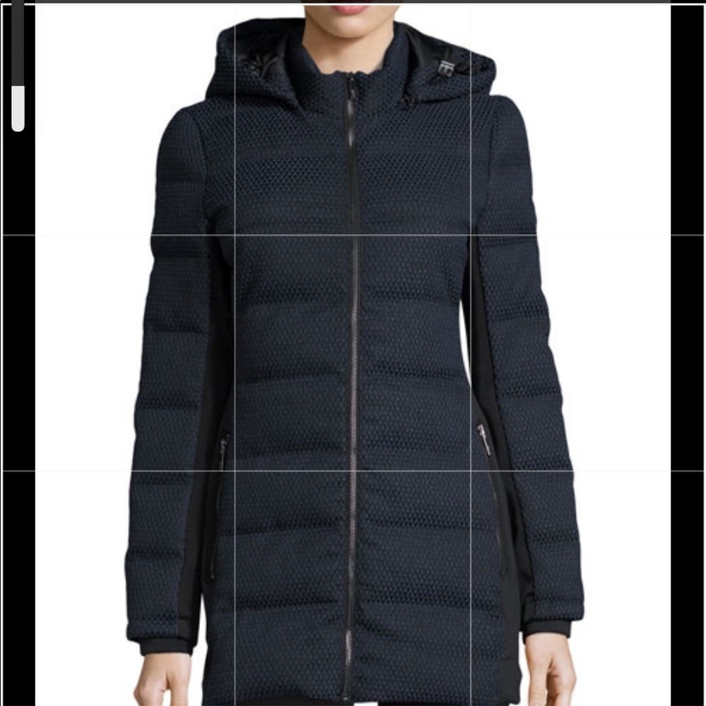 Zac Posen Fiona Jacquard Quilted Puffer Coat